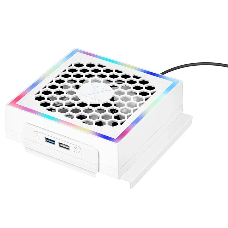 XBOX Series S 콘솔 측면 장착 냉각 팬 RGB 컬러 라이트 라디에이터, XBOX Series S용