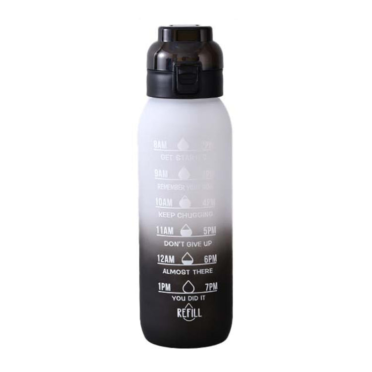 1000ml 대용량 트라이탄 물 머그 그라데이션 컬러 야외 스포츠 물병