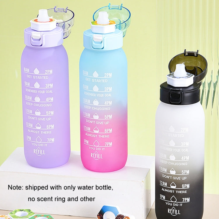 1000ml 대용량 트라이탄 물 머그 그라데이션 컬러 야외 스포츠 물병