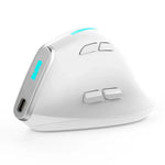 ZELOTES F36 9키 수직 그립 인체공학 프로그래밍 듀얼 블루투스 + 2.4G 무선 마우스, F36 (화이트), F36 (블랙)
