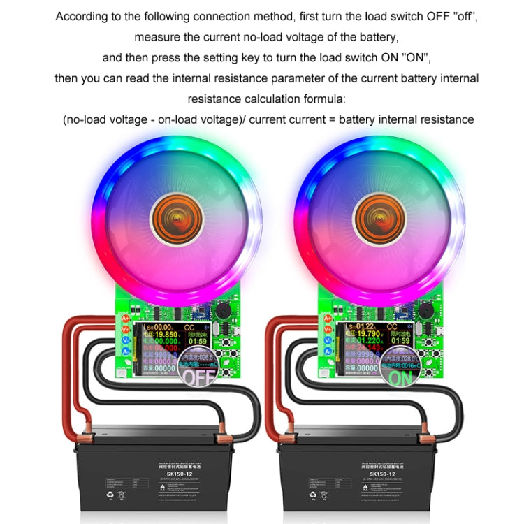 ATORCH 전압 디지털 제어 조절 가능한 정전류 방전 부하 노화 테스터, 미국 플러그