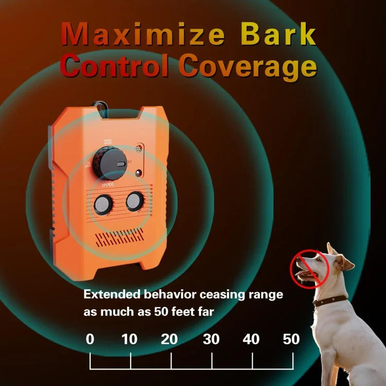 초음파 짖음 방지기 짖음 방지 개 훈련기 3가지 모드, D3