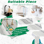 Diatomite Kitchen Water-Absorbent Drying Mat Bathroom Vanity Faucet Countertop Drainage Mat, 40x10cm