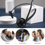 Bluetooth 5.0 Mono Wireless Business Headset Customer Service Dedicated Headset