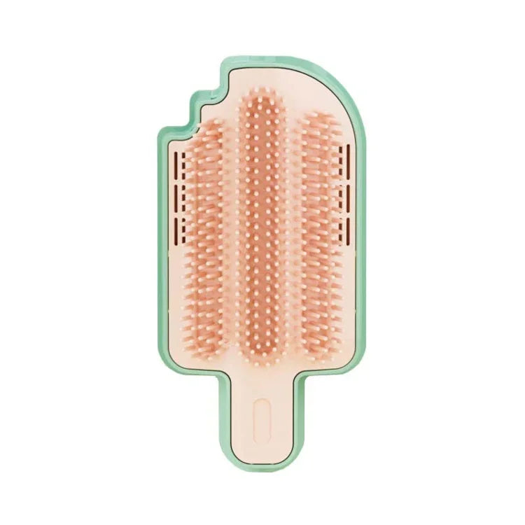 캣츠 코너 자극형 아이스크림 스크러버 반려동물 마사지 브러시 장난감, 심플 모델, 깃털 모델, 페퍼민트 볼 모델