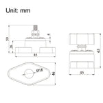 300A Car Modified Multi-channel Current Bus Terminal, AOA6313CT-M8, AOA6313CRT-M8, AOA6313CT-M10, AOA6313CRT-M10