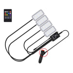 Eight-Color LED Voice Control Car Music Rhythm Atmosphere Light, 5V USB Remote Control, 5V USB APP, 5V USB APP + Remote Control, 5V USB With Switch Remote Control, 5V USB With Switch APP, 5V USB With Switch APP + Remote Control                         ...