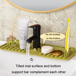 수도꼭지 실리콘 배수 매트 다기능 가정용 싱크대 조리대 미끄럼 방지 방수 저장 매트
