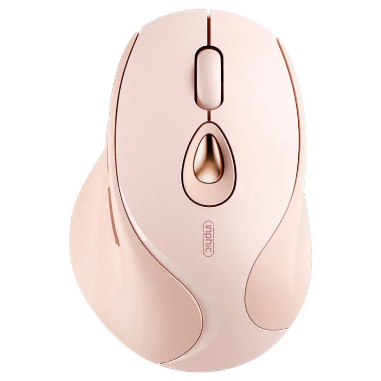 Inphic DR801 2.4G+블루투스 5.0/4.0 무선 마우스 USB 트라이 모드 무음 충전식 여성용 사무실 가정용 게이밍 마우스