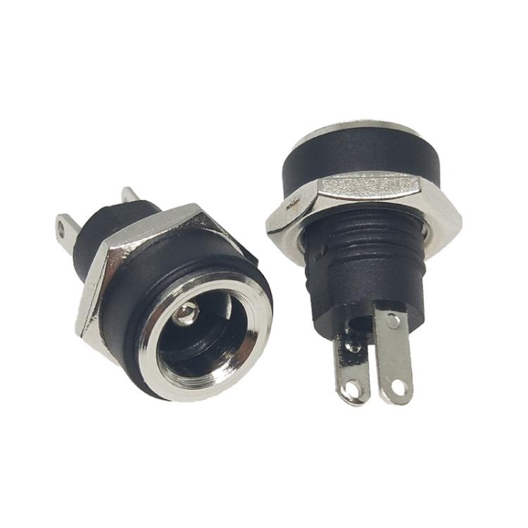 30개 전자 장비 DC 암 전원 소켓 너트 포함, DC5.5x2.1MM, DC5.5x2.1MM 전면 구리, DC5.5x2.5MM, DC3.5x1.3MM