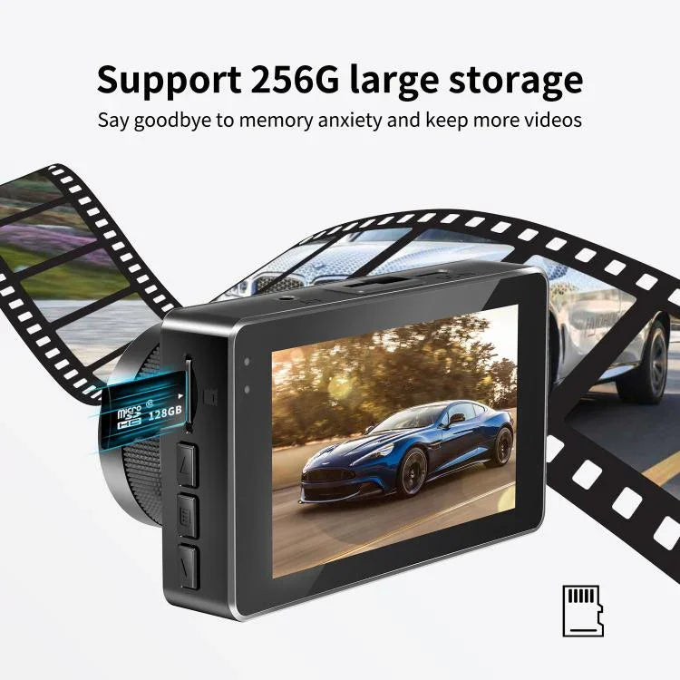 4K+1080P 블랙박스 전후방 듀얼 녹화 WIFI 후진 이미지 지원