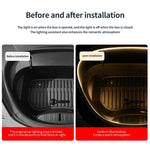 For Tesla Model 3 / Y Front Trunk Atmosphere Decorative Lights Welcome Light Bar