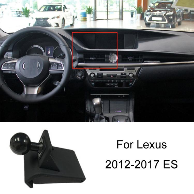 For Lexus Car Special Mobile Phone Navigation Bracket Base, 06-11 ES, 06-11 IS, 09-14 RX, 11-21 CT, 13-17 ES, 15-22 RX, 16-19 LX570, 16-21 NX, 18-20 ES, 18-21 LS, 19-21 UX, 21-22 ES, 22 NX