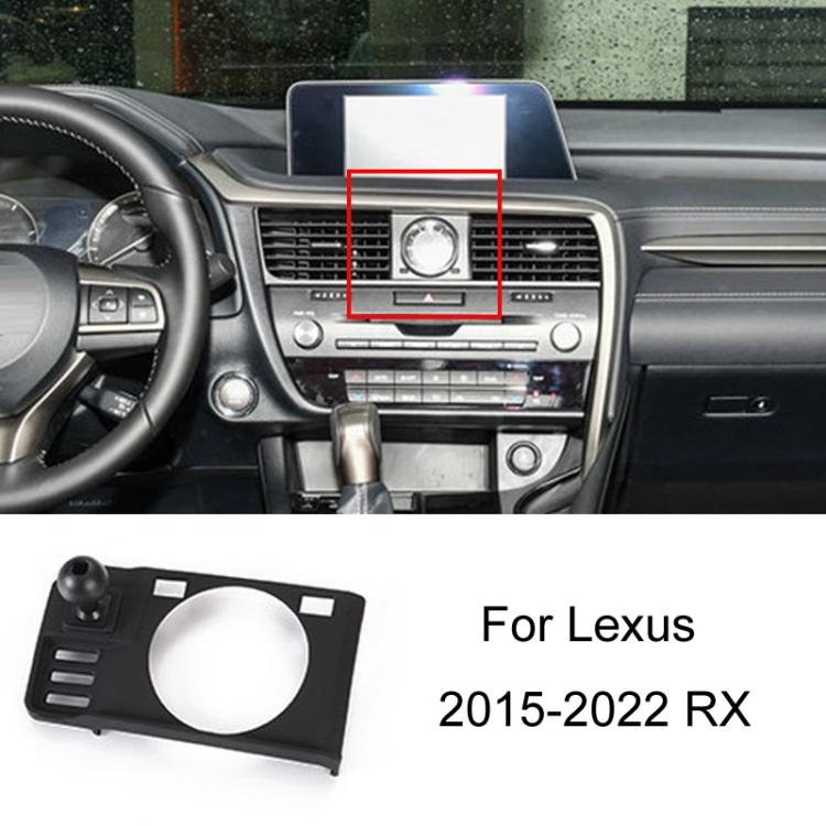 For Lexus Car Special Mobile Phone Navigation Bracket Base, 06-11 ES, 06-11 IS, 09-14 RX, 11-21 CT, 13-17 ES, 15-22 RX, 16-19 LX570, 16-21 NX, 18-20 ES, 18-21 LS, 19-21 UX, 21-22 ES, 22 NX