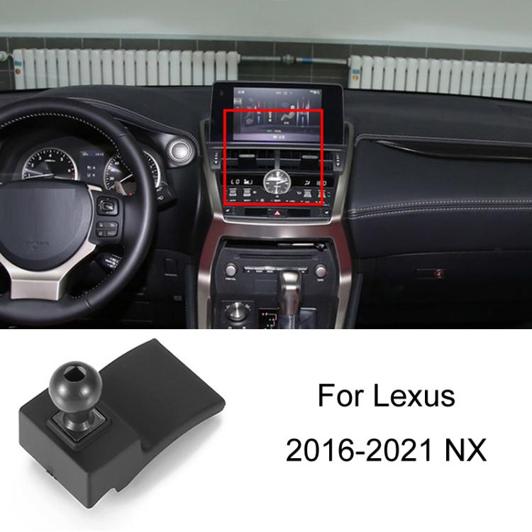 For Lexus Car Special Mobile Phone Navigation Bracket Base, 06-11 ES, 06-11 IS, 09-14 RX, 11-21 CT, 13-17 ES, 15-22 RX, 16-19 LX570, 16-21 NX, 18-20 ES, 18-21 LS, 19-21 UX, 21-22 ES, 22 NX