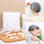 150개입 일회용 샤워캡 방수 투명 헤어캡 23.5cm, PE