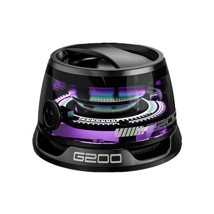 G200 마그네틱 블루투스 TWS 미니 스피커 서브우퍼 다채로운 분위기 조명 포함, G200