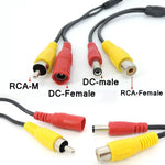 Car Camera Adapter Connector Wire 50cm, 4 Pin Aviation Female To RCA Female DC Male, 4 Pin Aviation Female To RCA Female DC Female, 4 Pin Aviation Female To RCA Male DC Male, 4 Pin Aviation Male To RCA Female DC Male                                    ...