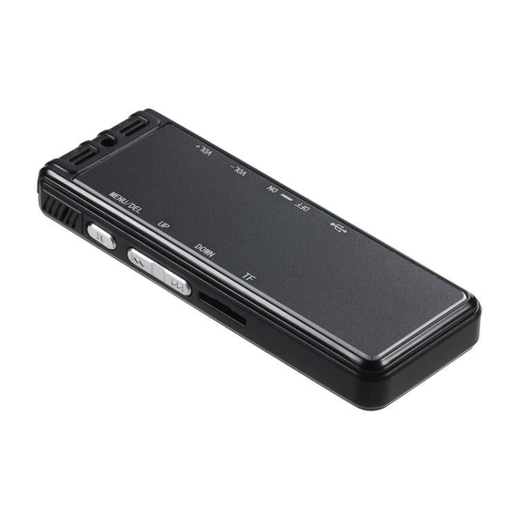 SK6 0.8인치 LED 화면 인터뷰 녹음기 USB 충전 MP3 플레이어, 메모리 없음, 32GB