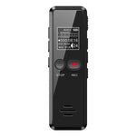 0.9인치 LCD 화면 인터뷰 미니 HD 녹음기 USB 충전 MP3 플레이어, 8GB, 16GB, 32GB, 64GB