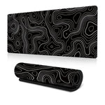대형 추상 마우스 패드 게이머 사무용 컴퓨터 데스크 매트, 300x600x2mm, 300x700x2mm, 300x800x2mm, 400x900x2mm