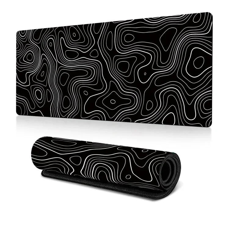대형 추상 마우스 패드 게이머 사무용 컴퓨터 데스크 매트, 300x600x2mm, 300x700x2mm, 300x800x2mm, 400x900x2mm