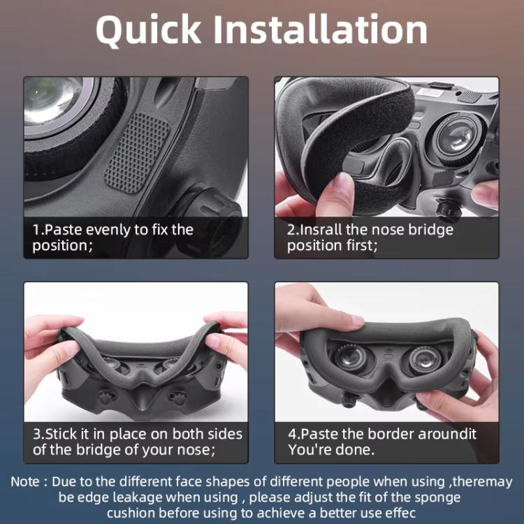 DJI Avata Goggles 2 BRDRC 비행용 안경 보호용 아이컵, DJI Avata Goggles 2용