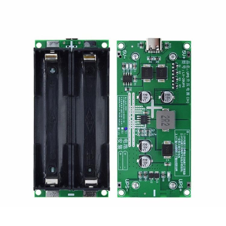 15W 3A 고출력 UPS18650 리튬 배터리 부스트 충전 모듈, 5V, 9V, 12V