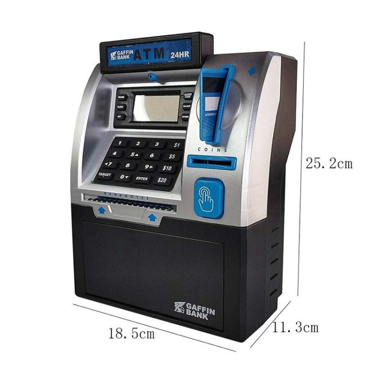 모의 ATM 자동 입출금기 스마트 비밀번호 카드 스와이프 어린이 저금통
