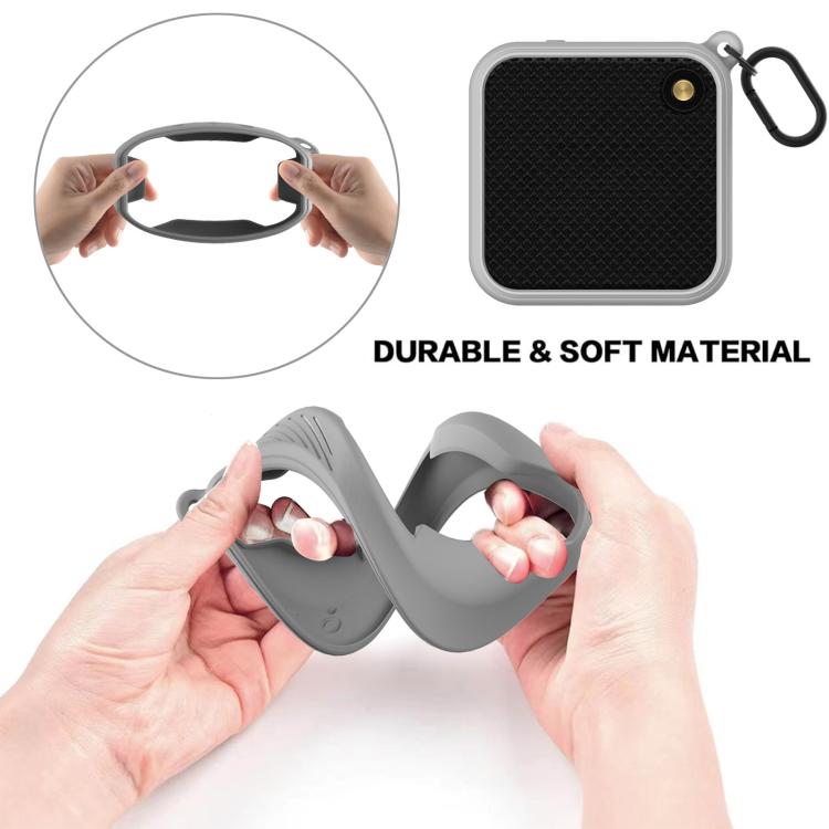 For Marshall Willen Speaker Silicone Cover Protective Case, Case(Black), Case(Silver Gray)