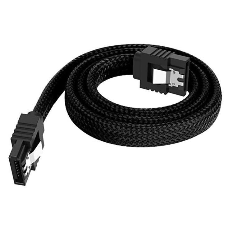 SATA3.0 알루미늄 호일 차폐 꼬임 케이블 본체 컴퓨터 하드 드라이브 전원 케이블, 0.5m