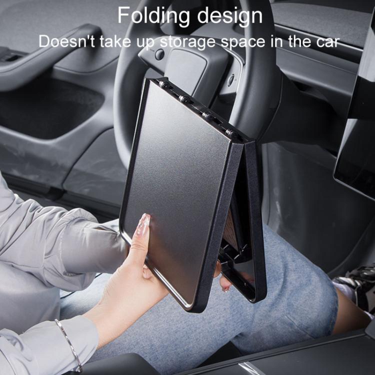For Tesla Model Y / 3 Car Front Center Control Plate Folding Tray Table