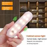 자기식 LED 캐비닛등 모션 센서 충전식 램프 20 LED 3색 온도, A68-3A-11cm