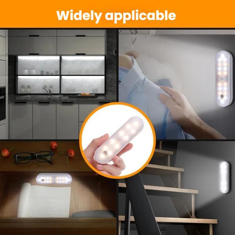 자기식 LED 캐비닛등 모션 센서 충전식 램프 20 LED 3색 온도, A68-3A-11cm