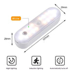 자기식 LED 캐비닛등 모션 센서 충전식 램프 20 LED 3색 온도, A68-3A-11cm