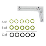 For Karcher High Pressure Water Jet Sealing Ring, 15pcs / Set