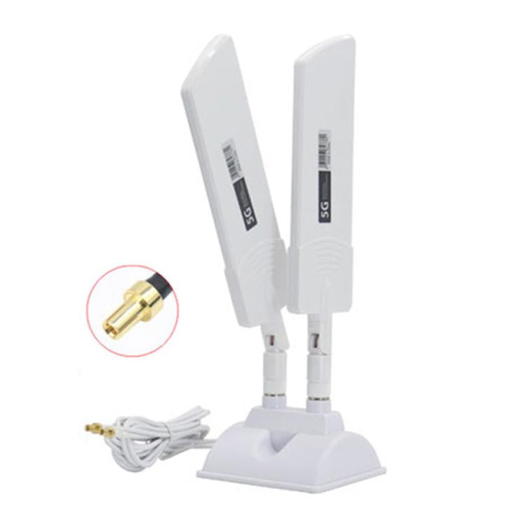 42dbi 5G 라우터 외부 안테나 실외 장거리 WiFi 신호 증폭기, SMA 수컷 검정, TS9 검정, SMA 수컷 흰색, TS9 흰색