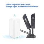 42dbi 5G 라우터 외부 안테나 실외 장거리 WiFi 신호 증폭기, SMA 수컷 검정, TS9 검정, SMA 수컷 흰색, TS9 흰색