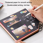 DIY 나무 정사각형 기념 앨범 어린이 성장 사진 앨범 만화 사진책, 베스트 프렌즈, 행복, 당신만을 위해, 영원한 사랑
