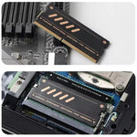 2개입/팩 JEYI 순동 그래핀 노트북 메모리 방열판 라디에이터 DDR5 DDR4 DDR3용