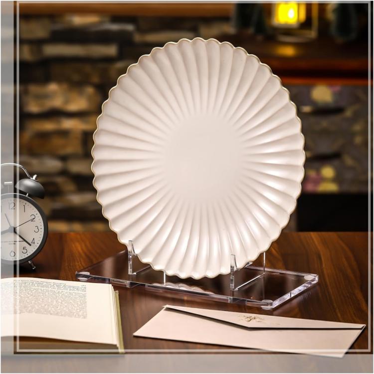 Acrylic Photo Frame Book Picture Plate Stand, 1set, 2sets