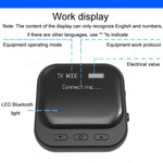 TR82 Bluetooth 5.2 Display Receiver Transmit And Receive 2 In 1 Adapter