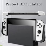 For Switch OLED Console TPU Protective Cover Integrated Shell With 2 Game Card Slots