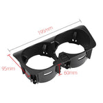 For Mercedes-Benz C-Class W205 / GLC W253 / E-Class W213 Center Console Beverage Cup Holder 2056802391, Black, Black Carbon Fiber, Red Carbon Fiber