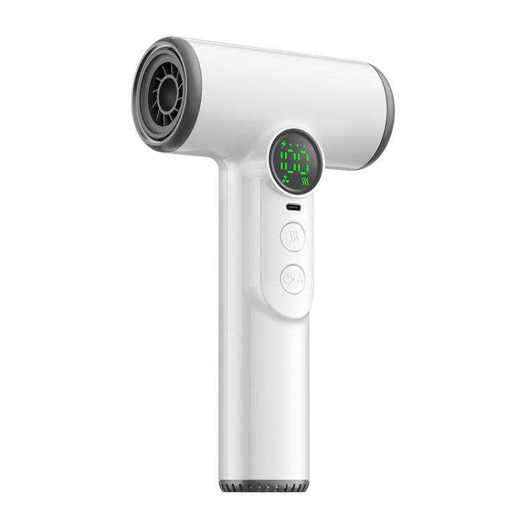 무선 헤어 드라이어 30,000 RPM 고속 모터, 100단계 조절 쿨/웜 에어, 15600mAh 장시간 배터리