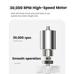 무선 헤어 드라이어 30,000 RPM 고속 모터, 100단계 조절 쿨/웜 에어, 15600mAh 장시간 배터리