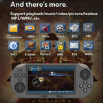 4.5-inch IPS Screen 64G Handheld Game Console Built-in 20000 Games, SF3000, SF3000 with 2 Handles