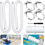 32mm 풀 호스 + 커넥터 + 드라이버 인텍스 300 GPH/530 GPH용, 1.5m 흰색 호스, 1.5m 파란색 호스, 1m 파란색 호스, 1m 흰색 호스