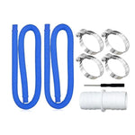 32mm 풀 호스 + 커넥터 + 드라이버 인텍스 300 GPH/530 GPH용, 1.5m 흰색 호스, 1.5m 파란색 호스, 1m 파란색 호스, 1m 흰색 호스