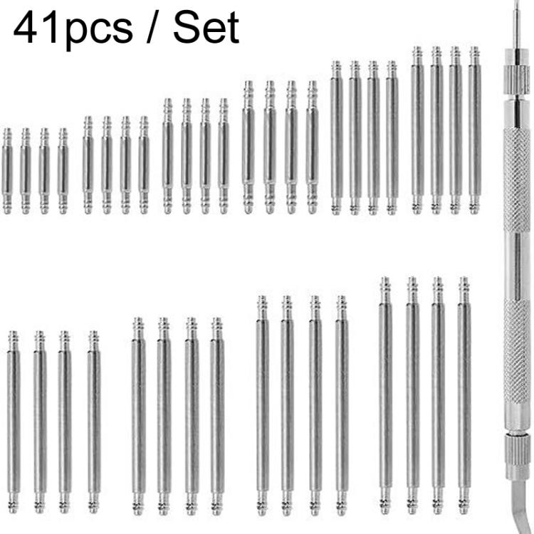 Watch Repair Tools Raw Lugs Watch Shaft Combination Set, 41pcs / Set